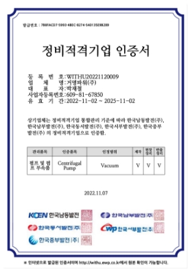 Maintenance Qualified Centrifugal Pump-Vacuum